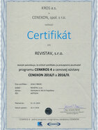 Certifikát stavebná spoločnosť