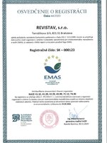 EMAS REGISTRACIA