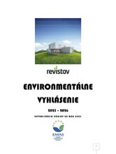 ENVIRONMENTÁLNE VYHLÁSENIE