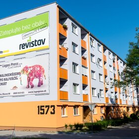 zateplenie bytového domu Topoľčany